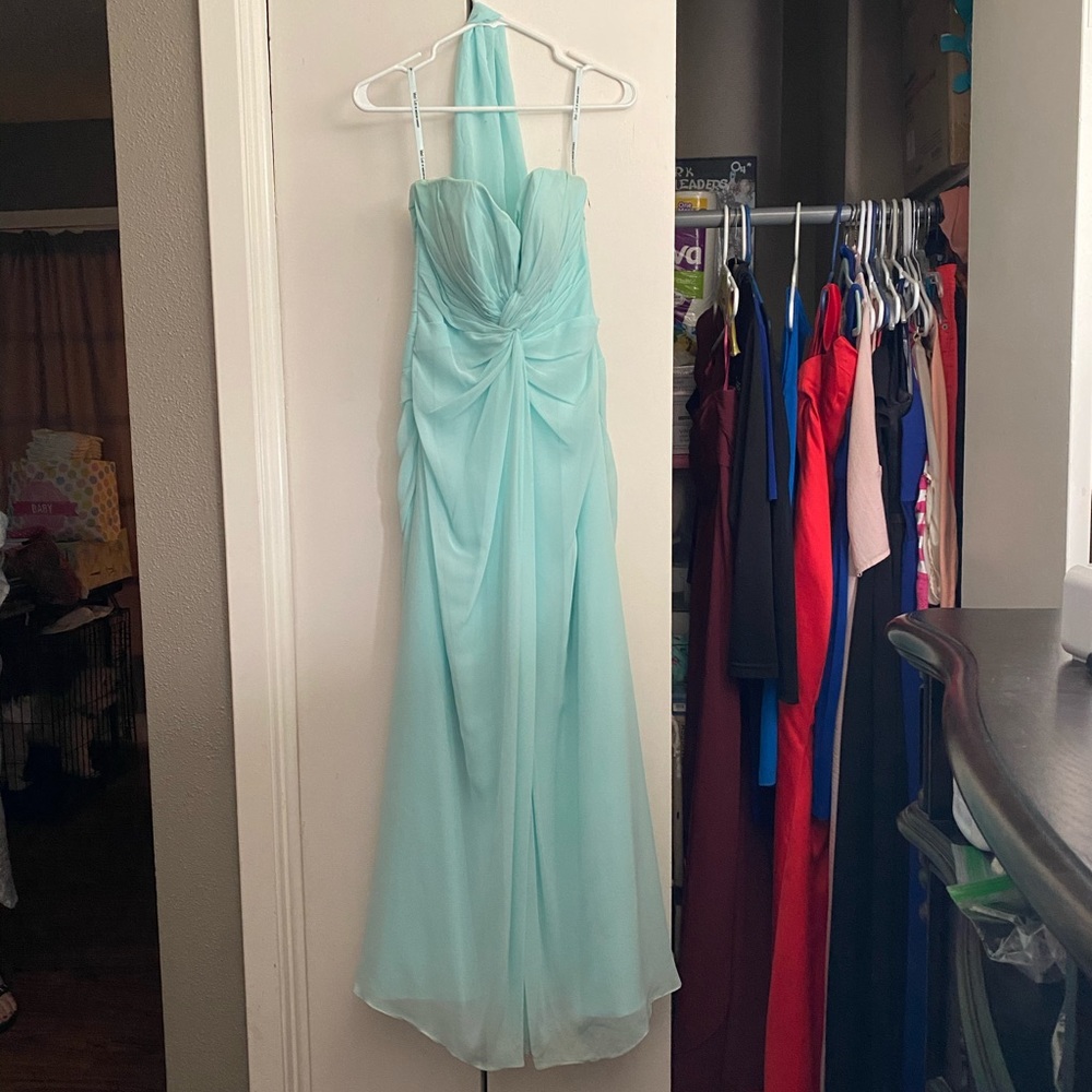 Strapless dress with shawl